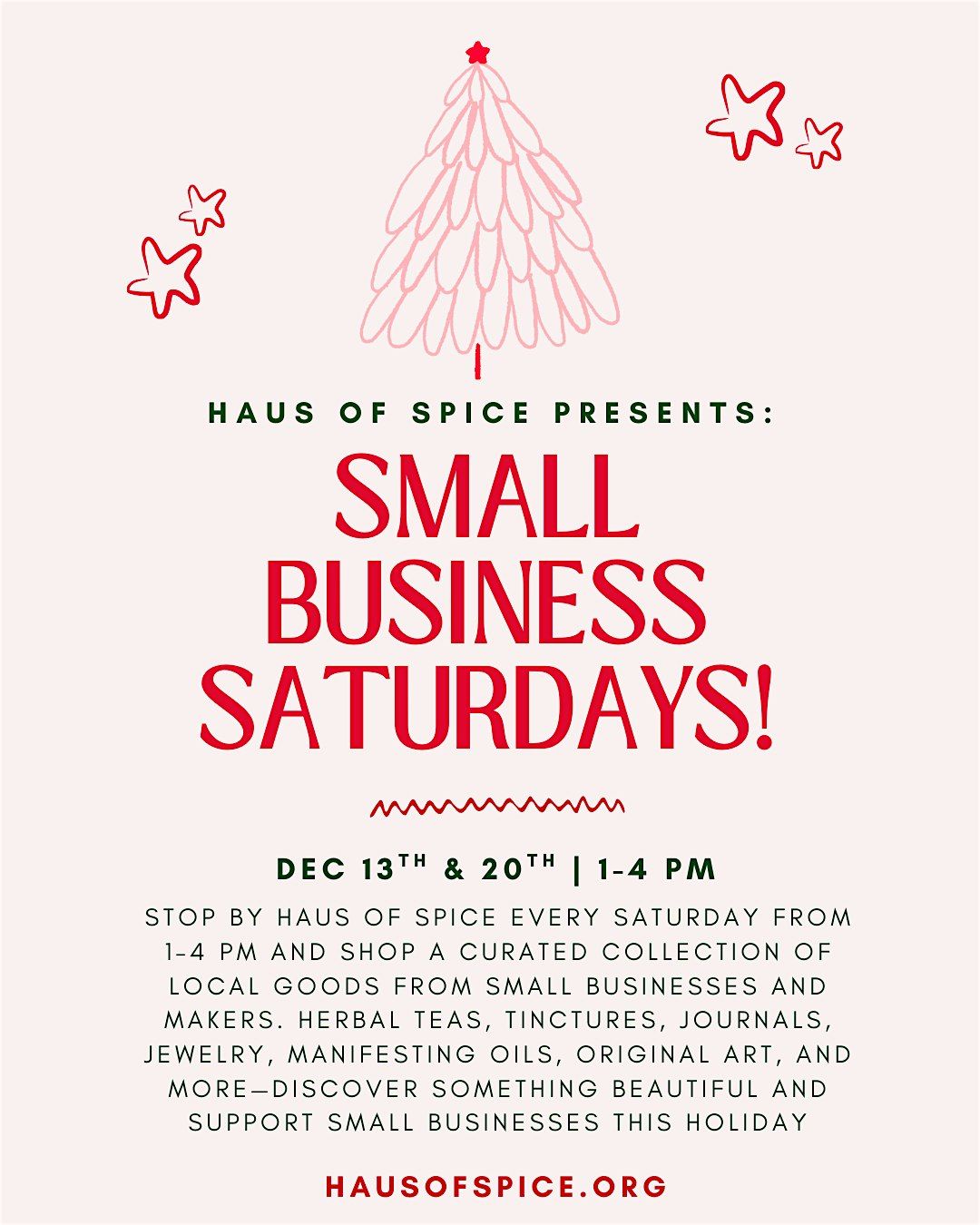 Small Business Saturdays!