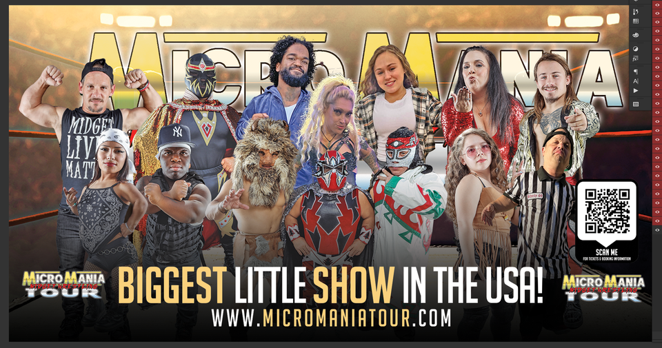MicroMania Midget Wrestling: Austin, TX at Bombshells