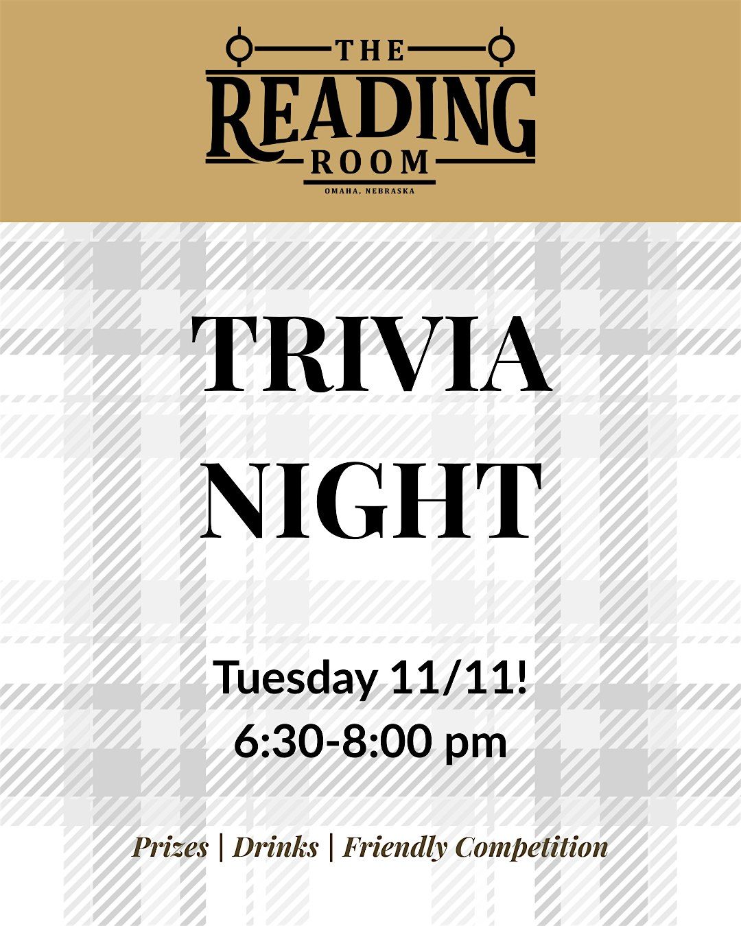 Trivia Night at The Reading Room