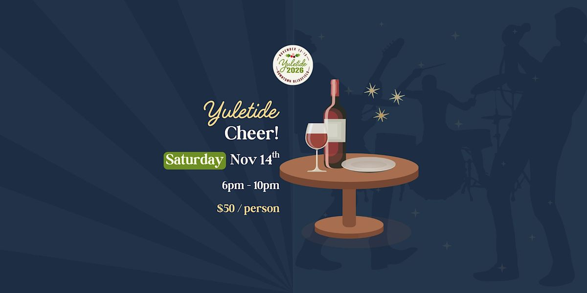 Yuletide Cheer at Downtown Blissfield on 14th November, 2026