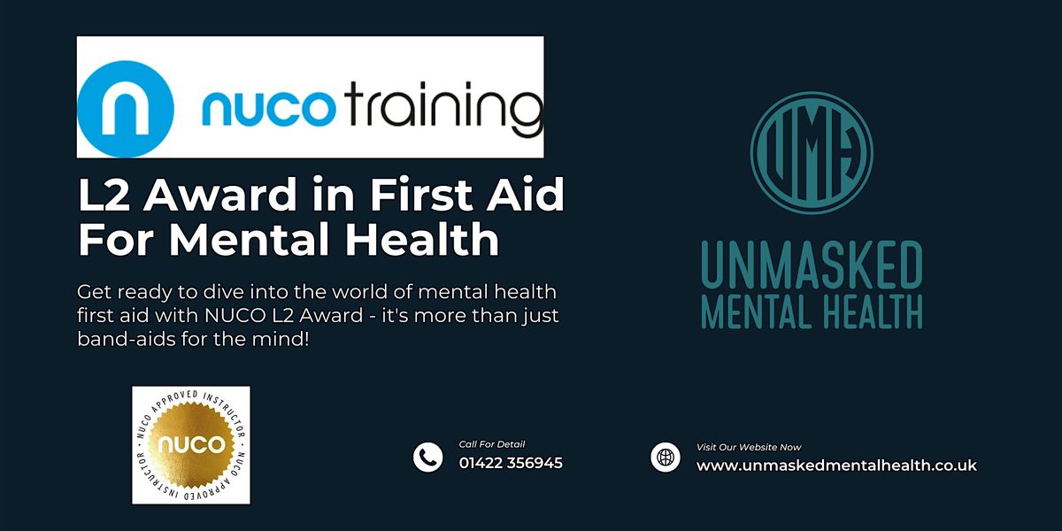 NUCO L2 Award in First Aid For Mental Health - Halifax