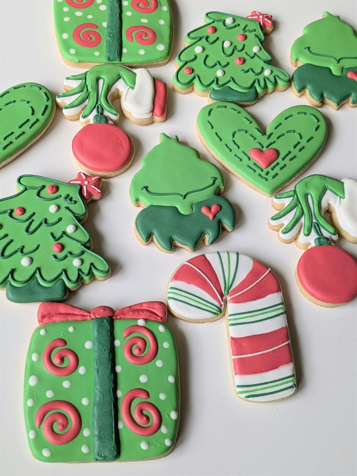 Grinch Cookie Class by Confectionery Perfections