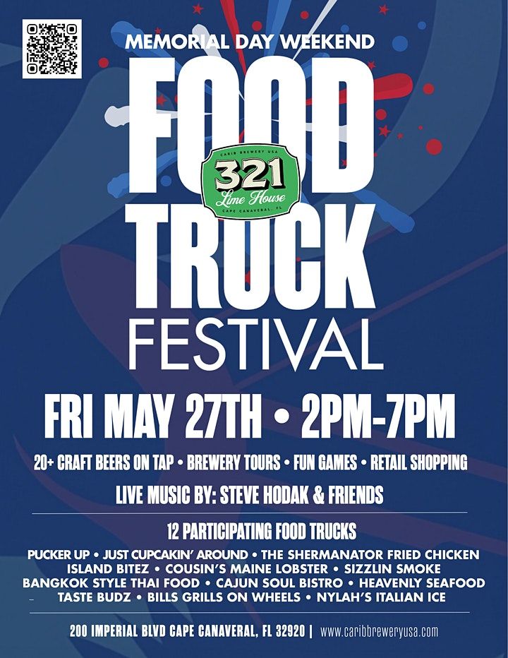 Food Truck Rally - Memorial Day Weekend | Carib Brewery USA, Cape