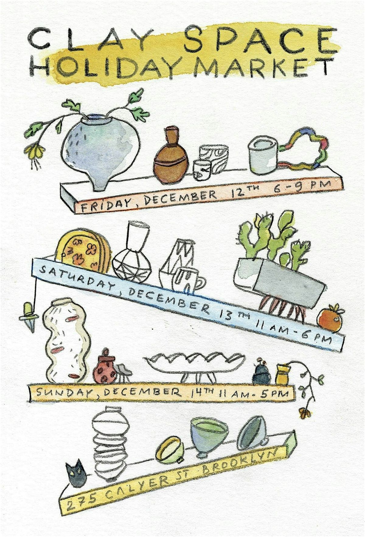 Clay Space 2025 Members Holiday Market