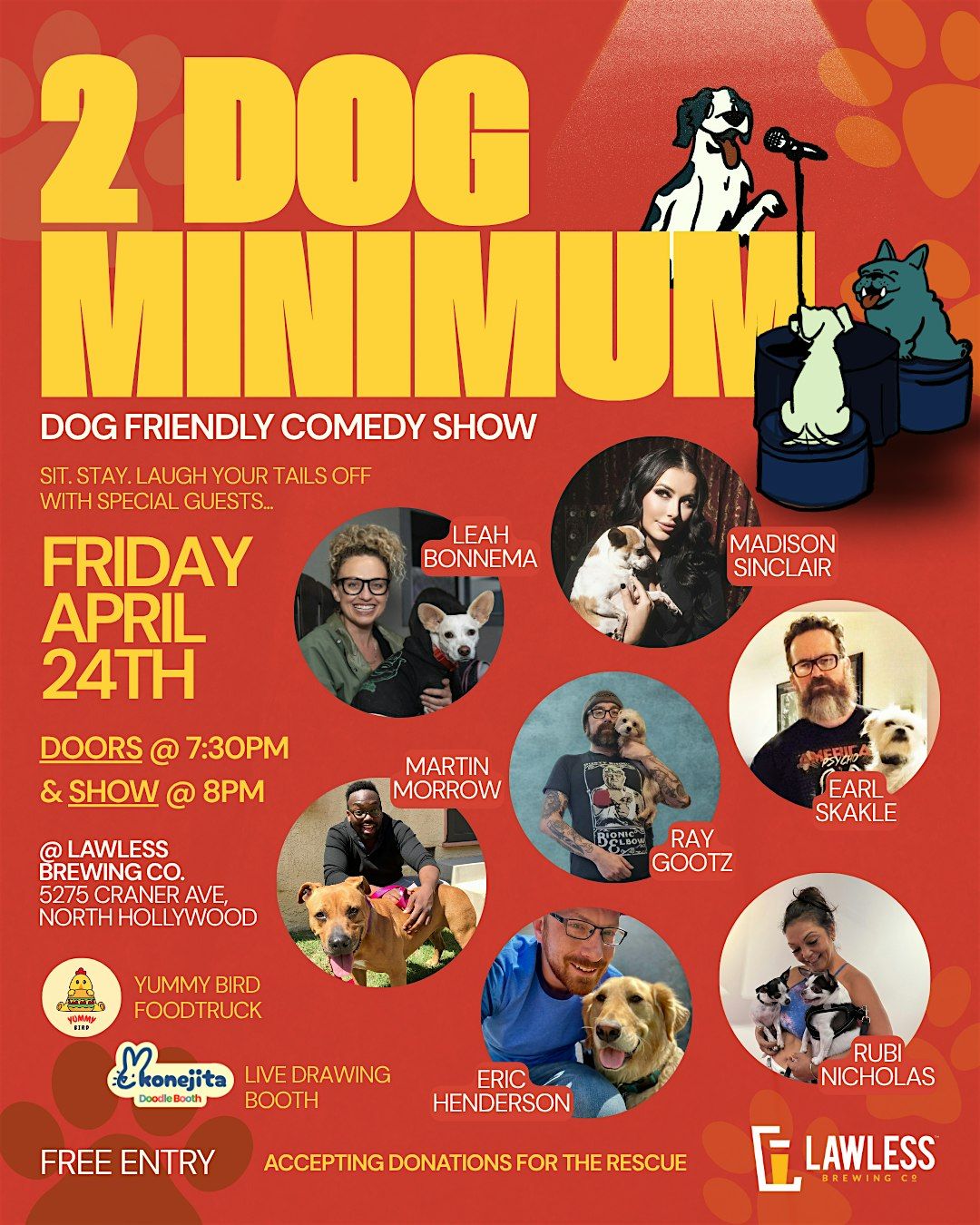 2 Dog Minimum: A Dog Friendly Comedy Show No.3