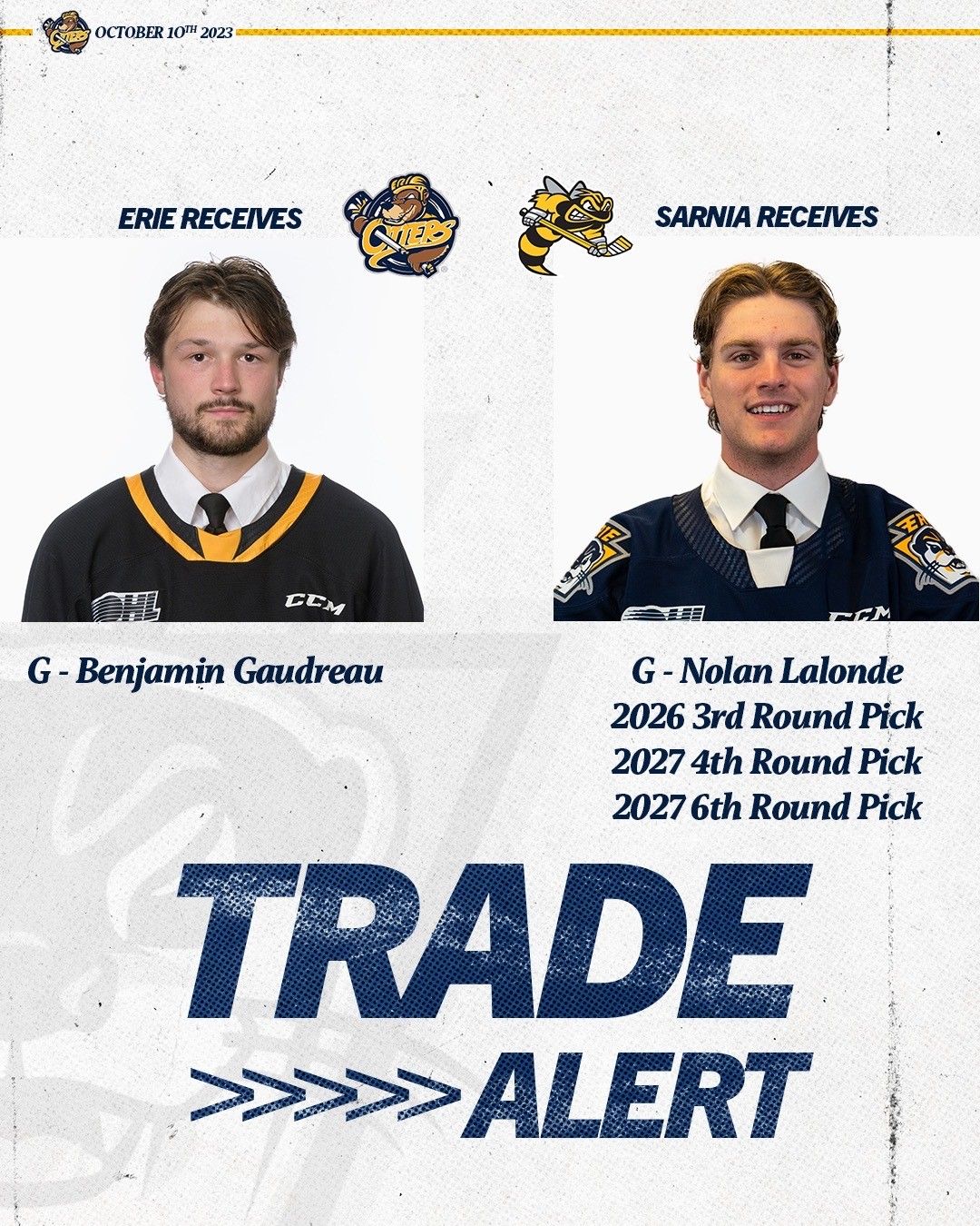 Sarnia Sting vs. Erie Otters