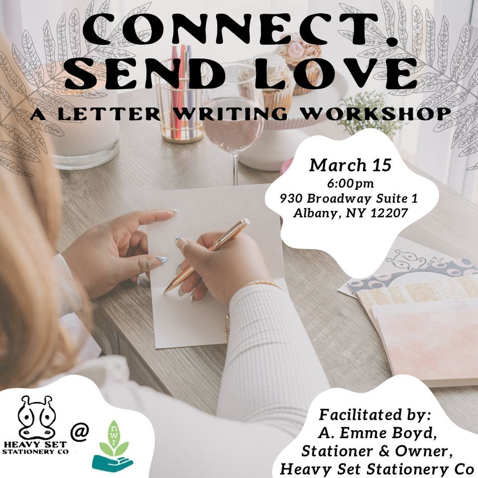 Sned Lettering Connect Send Love Lettering Writing Workshop at Noteworthy Resources ...