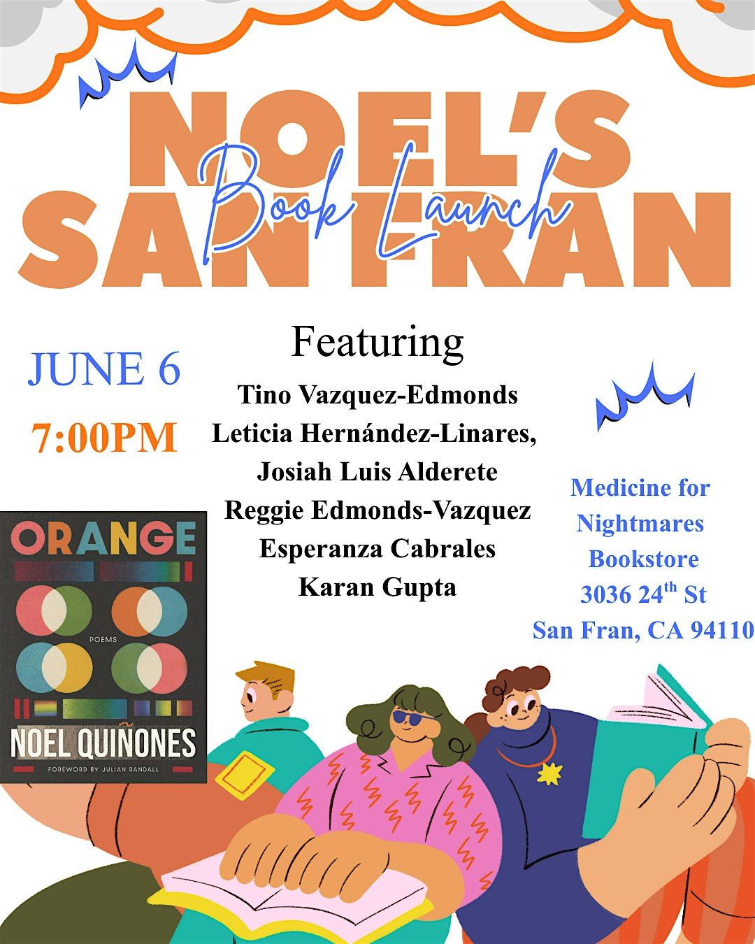 San Francisco Book Launch: A Celebration of Orange