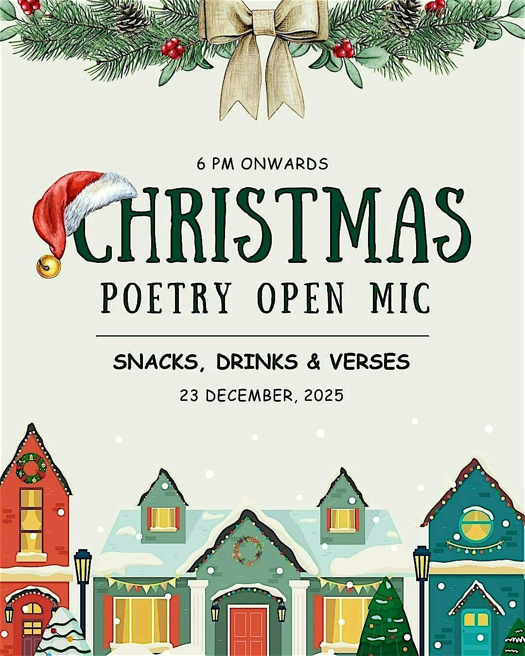 Christmas Poetry Open Mic