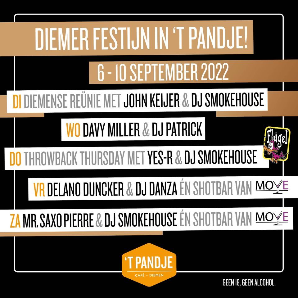 DF 2022 AFTERPARTY @ 't Pandje