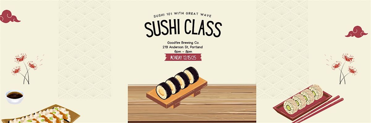 Sushi 101 with Great Wave