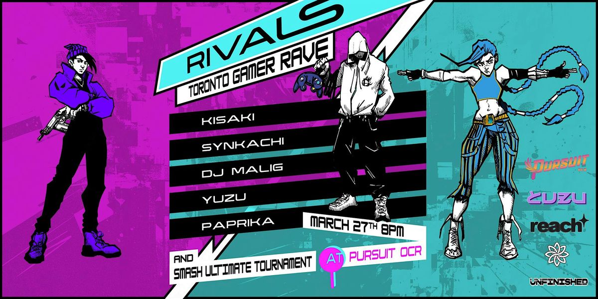 Rival Rave Rivals: Gaming Rave/ Smash Tournament at Pursuit OCR, Toronto on 27th ...