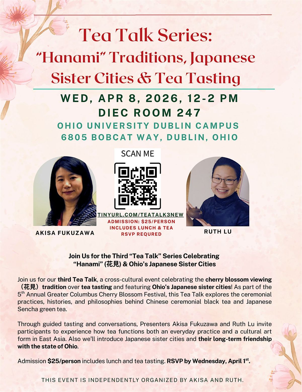 Tea Talk Program Visual Tea Talk Series: