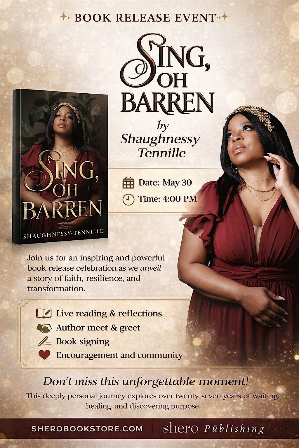 Book Release Sing Oh Barren