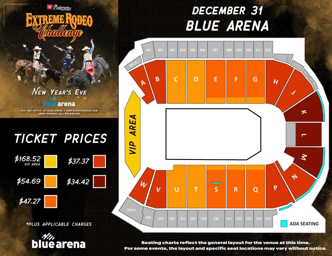 New Year's Extreme Rodeo at Blue FCU Arena at The Ranch Events Complex