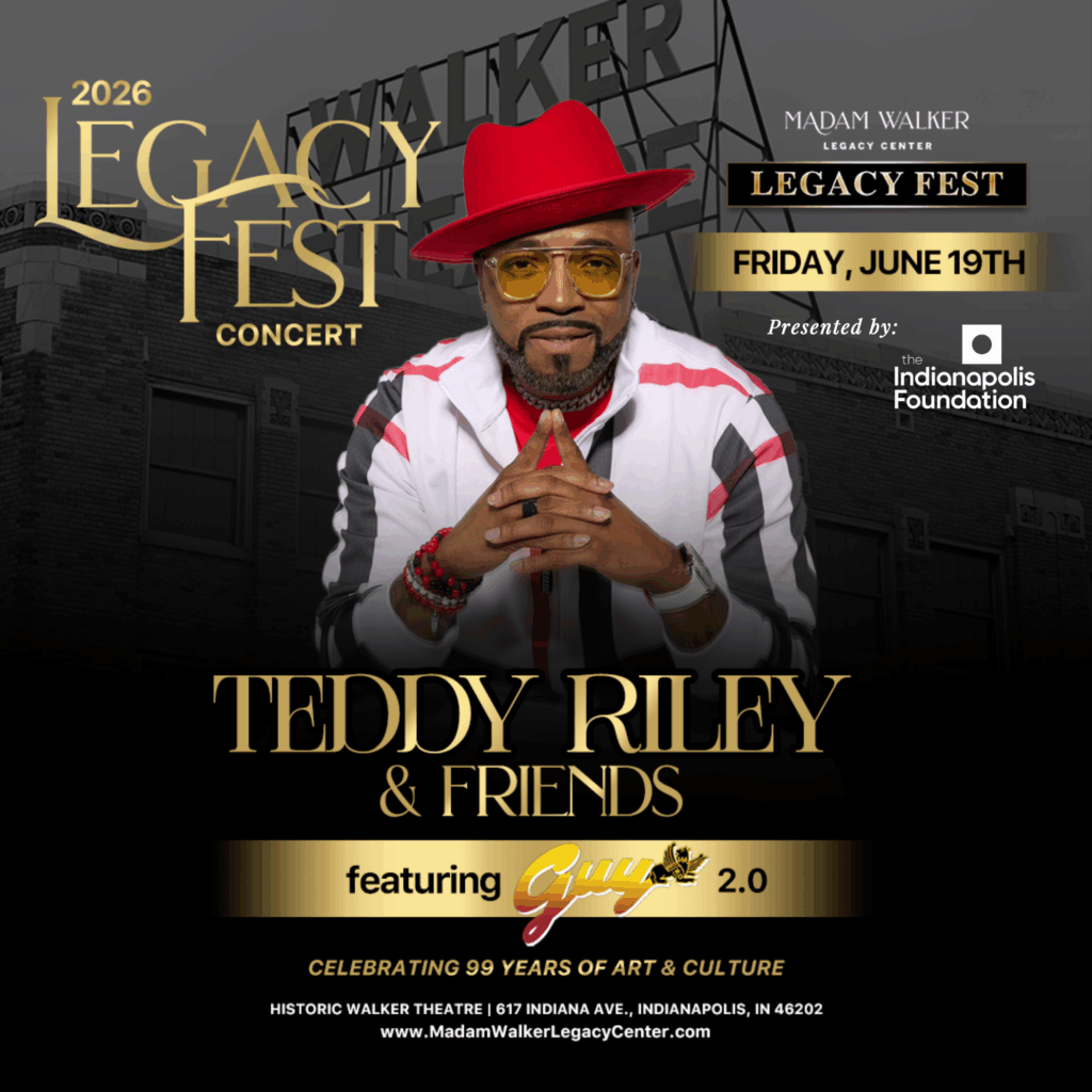 Teddy Riley at Madame Walker Theatre Center