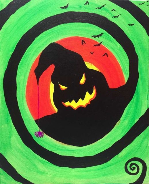 Spookie Oogie Glow - Black Light Painting