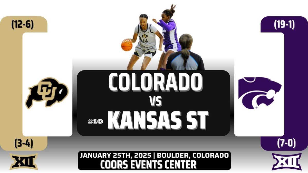 Colorado Buffaloes at Kansas State Wildcats Womens Basketball