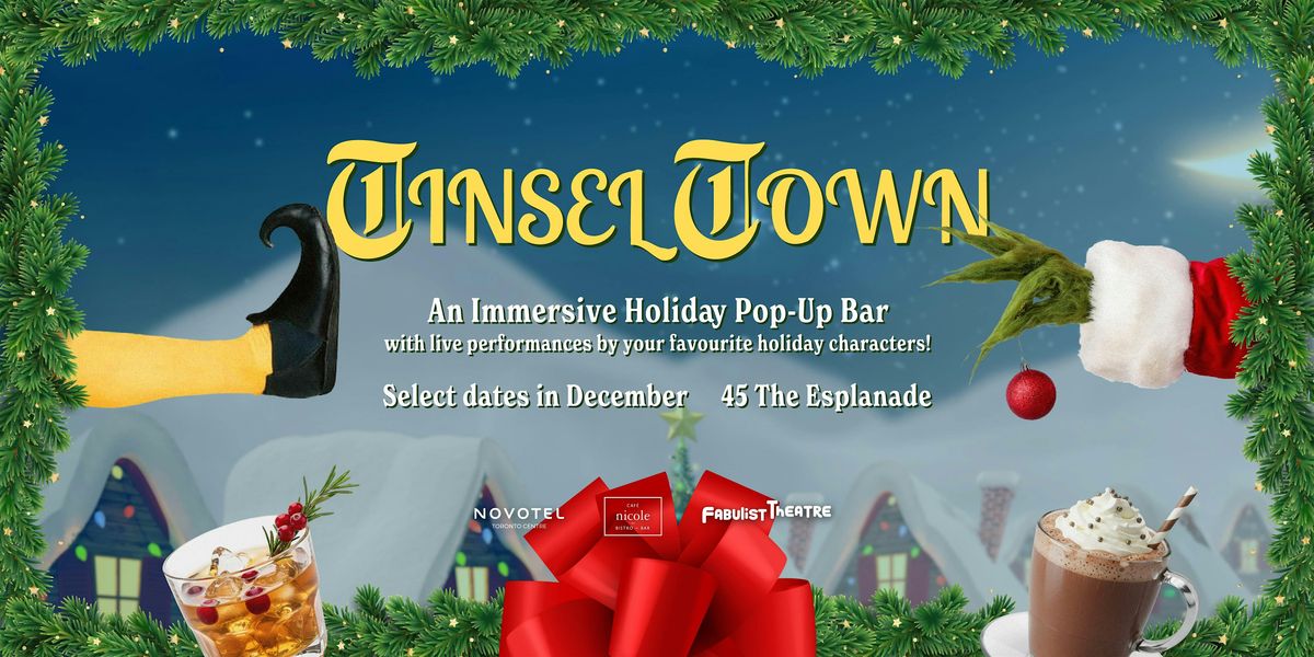 Tinseltown: An Immersive Holiday Pop-Up Bar