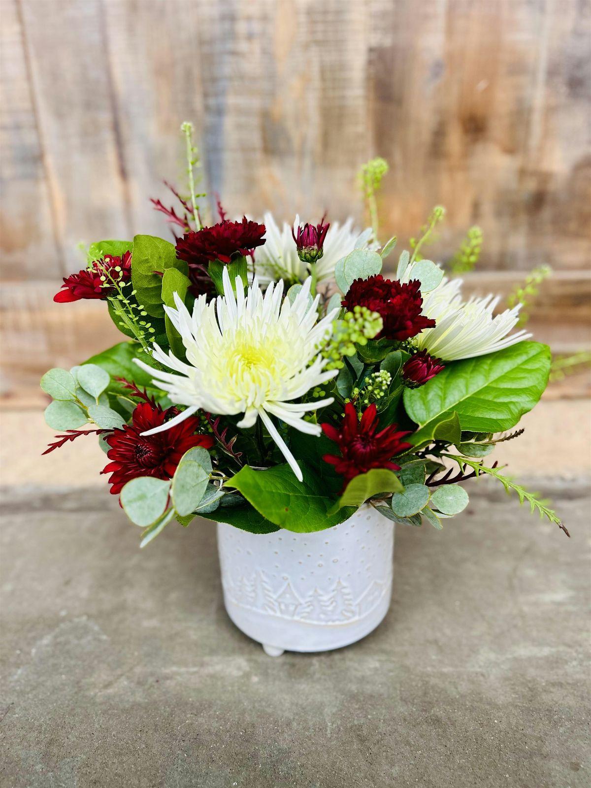 Christmas Floral Foam Arrangement Class