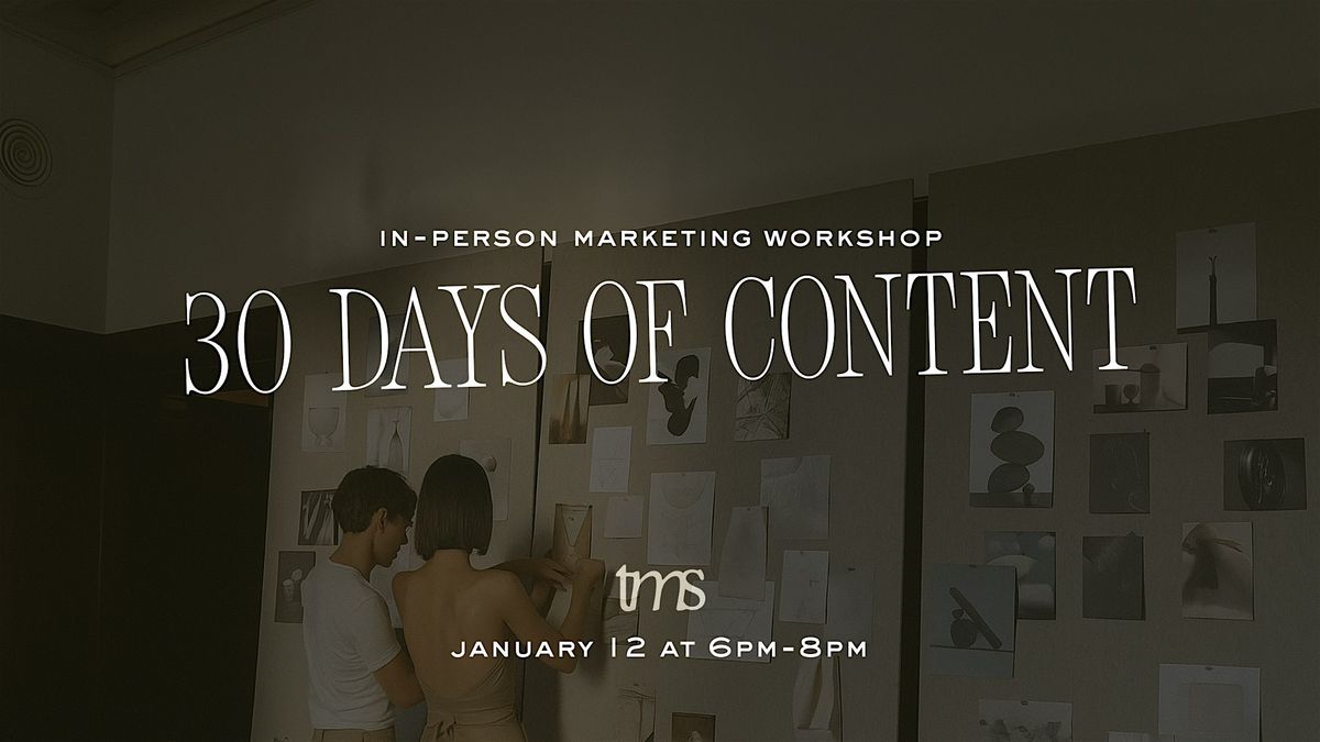 Content That Converts: A Hands-On Workshop with The Marketing Studio