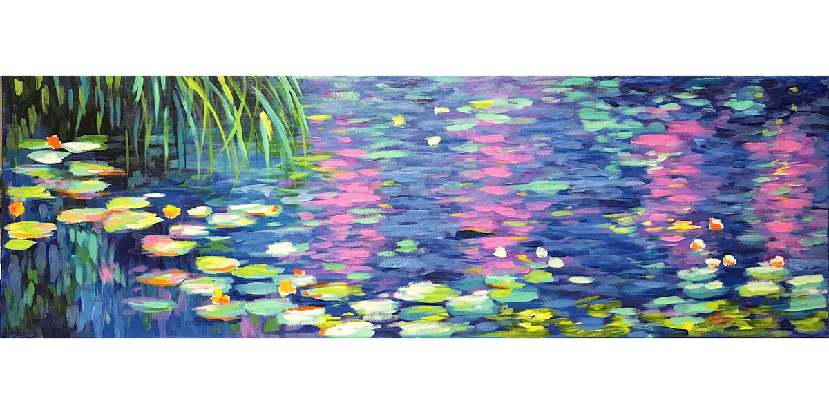 Monet\u2019s Water Lilies - Paint and Sip in Phoenix | Classpop!\u2122