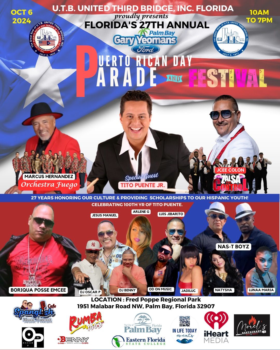 Palm Bay Florida’s 27th Annual Puerto Rican Day Parade and