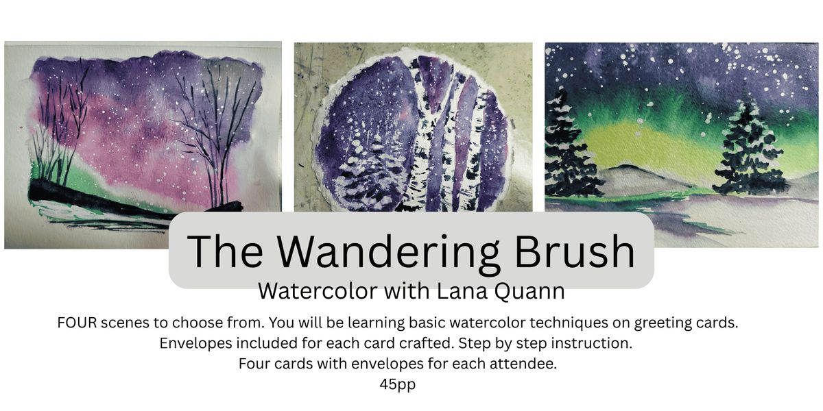 Watercolor with Lana Quann