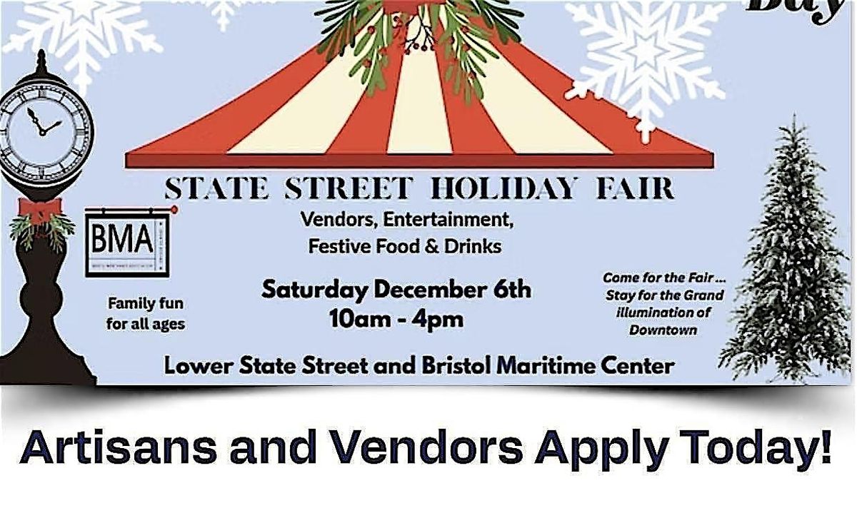 BMA Harbor Holiday Faire - LIMITED VENDOR SPOTS AVAILABLE!