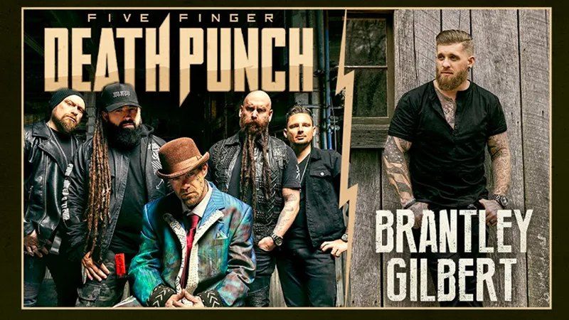 Five Finger Death Punch at Pine Knob Music Theatre Clarkston, MI