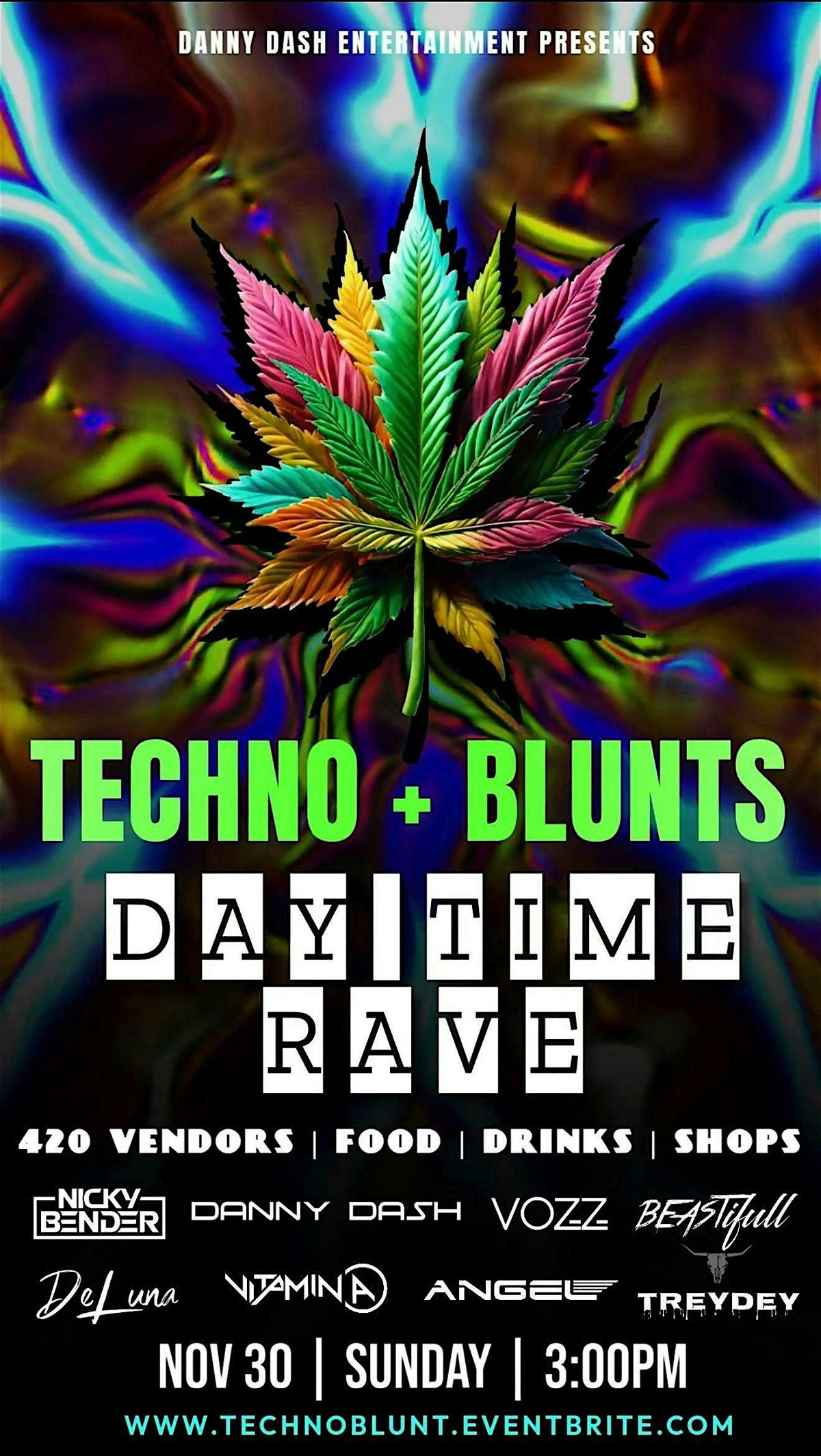 Techno + Blunts Day Time Rave