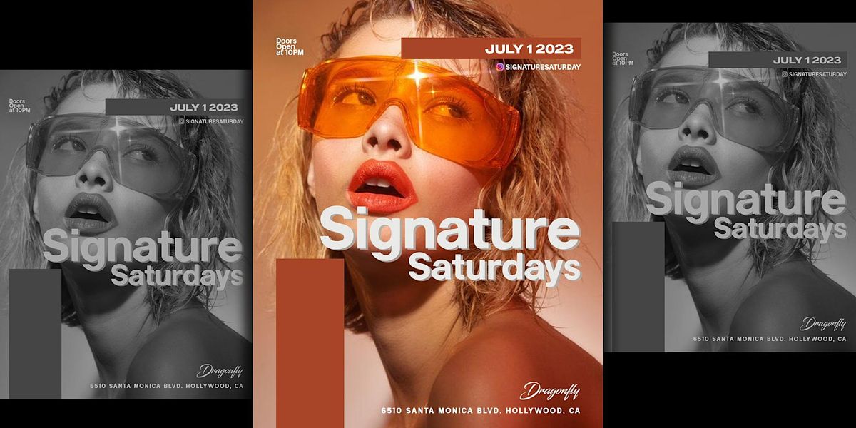 Signature Saturdays at Dragonfly Hollywood