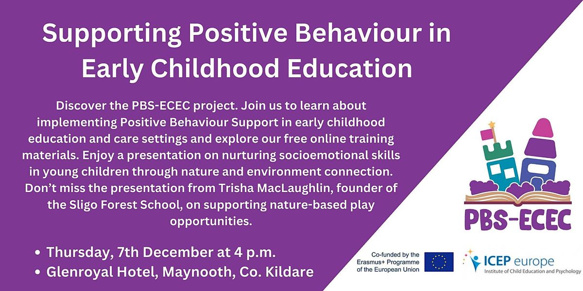 Supporting Positive Behaviour in Early Childhood Education