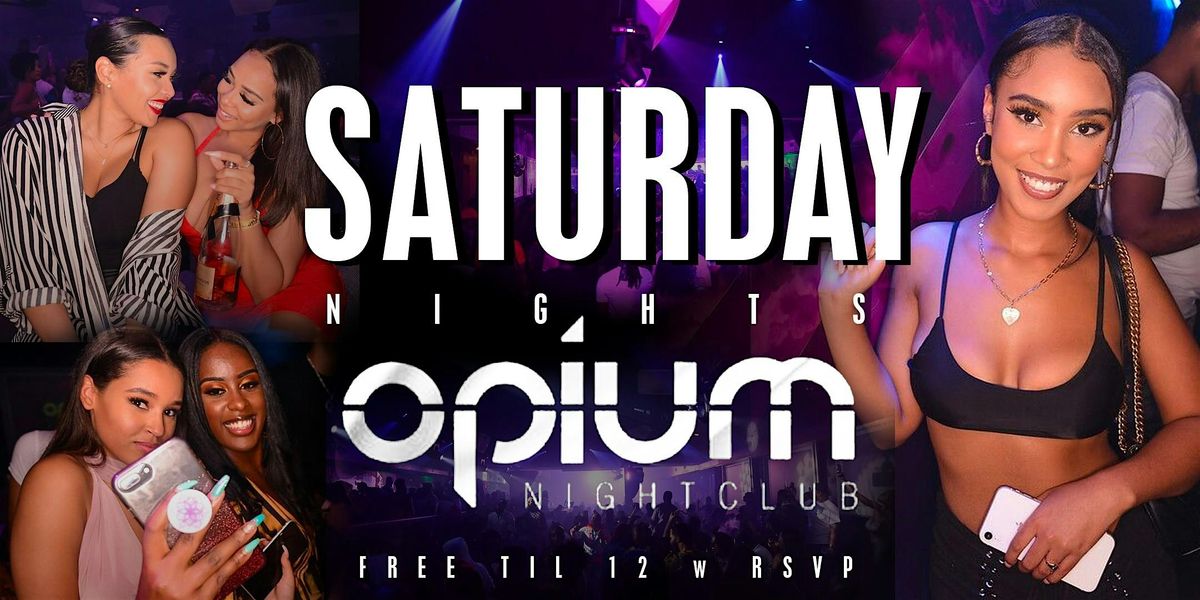 Opium Saturdays At Opium Nightclub - Text For VIP Table Info