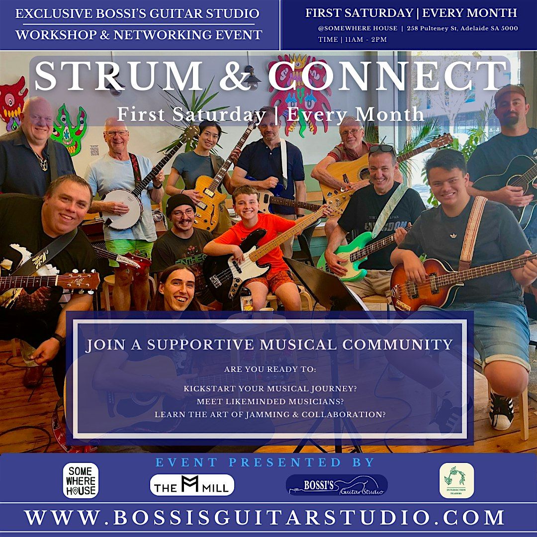 Strum & Connect: Monthly Guitar Workshop & Social Jam
