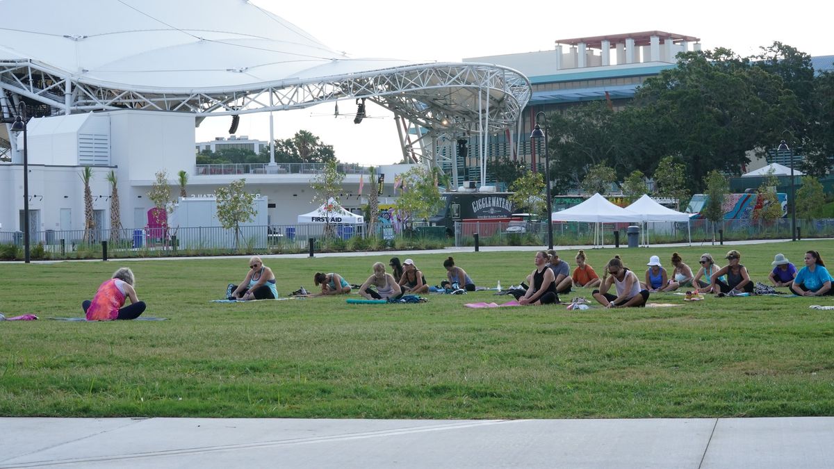 Free Sunset Yoga Coachman Park, Clearwater, FL July 8, 2024