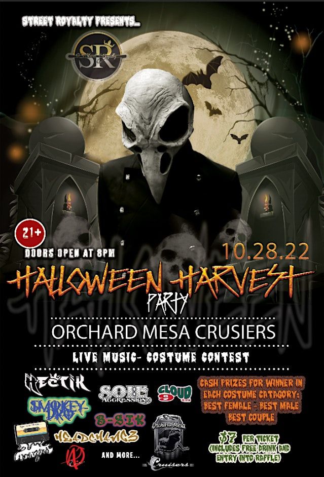 Halloween Harvest Cruisers Bar, Grand Junction, CO October 28 to
