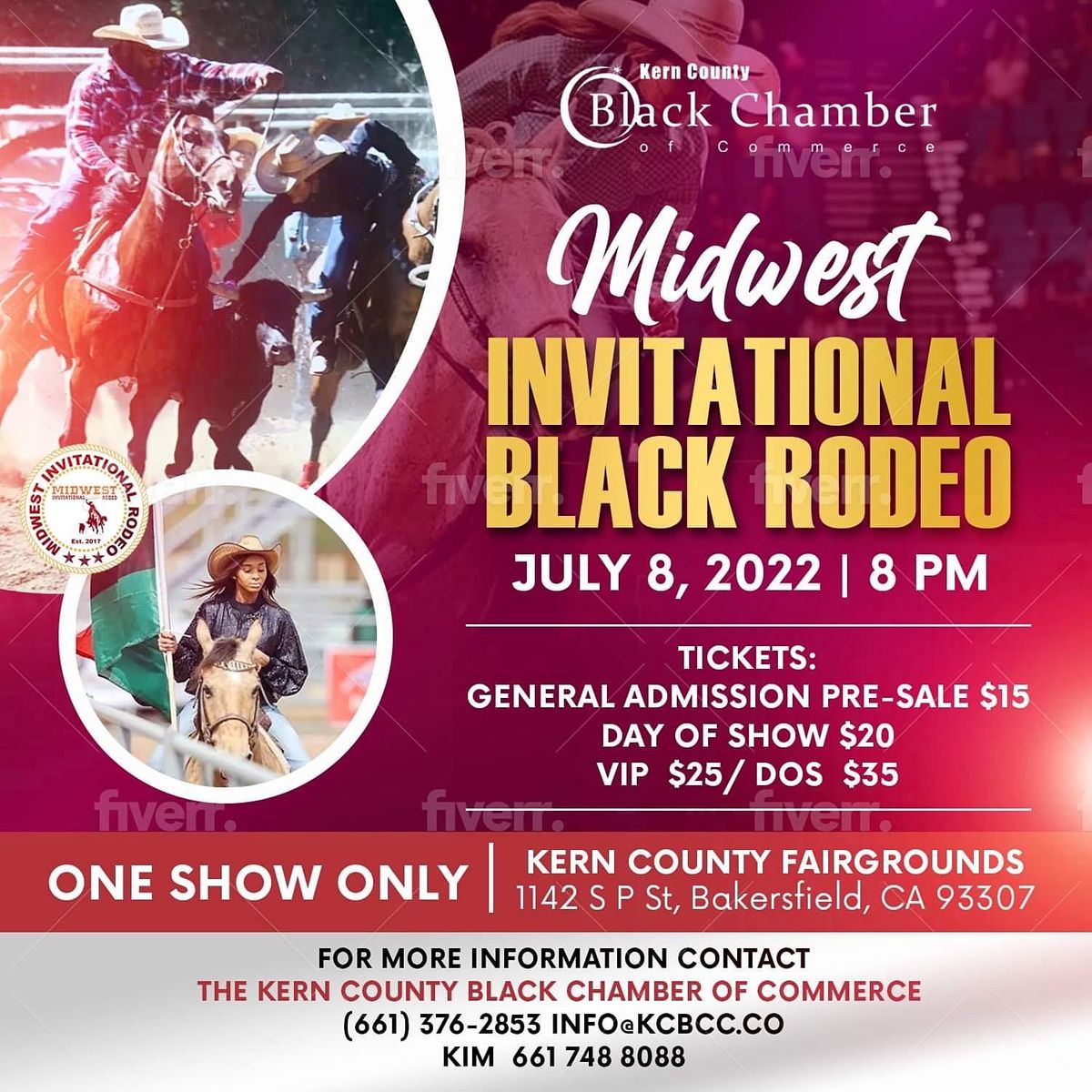 Black Rodeo USA/Bakersfield, California 2022 Kern County Fair