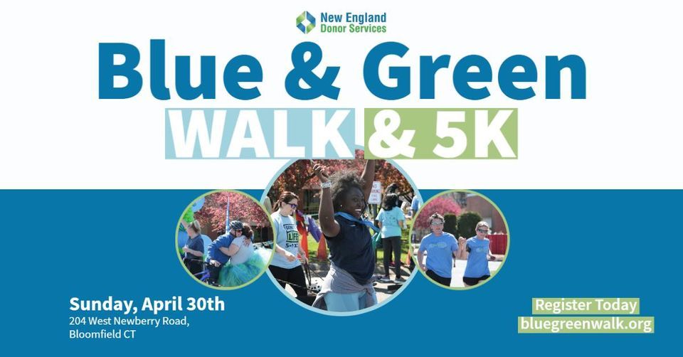 CT Blue & Green Walk/5k 2023 204 W Newberry Rd, Bloomfield, CT 06002