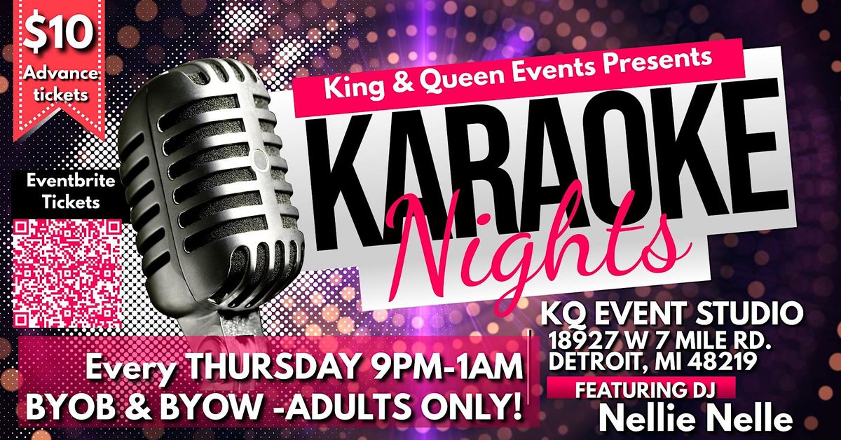 Adult Karaoke Nights | 18927 W Seven Mile Rd, Detroit, MI | December 1 ...