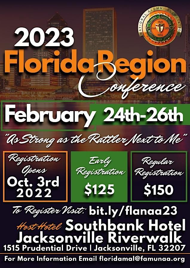 FAMU NAA Florida Region Conference 2023 Southbank Hotel by Marriott
