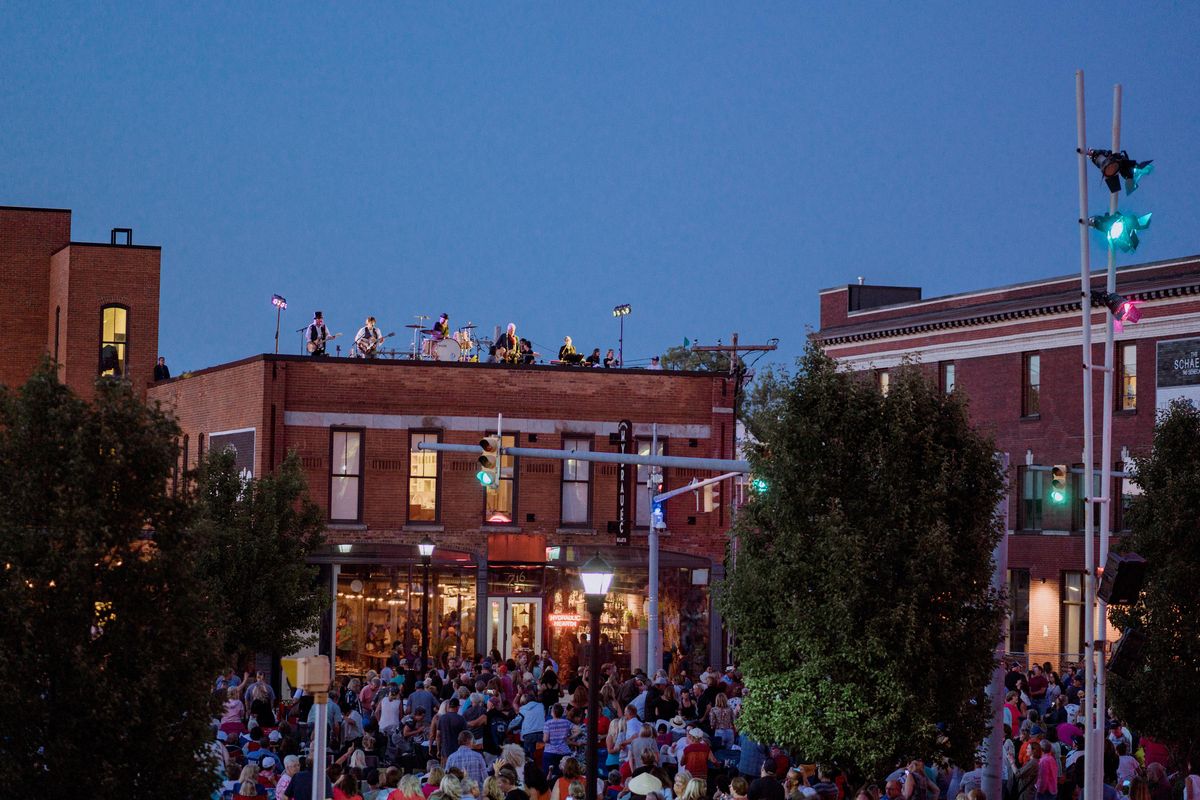 Beatles Rooftop Tribute in Larkin Square Hydraulic Hearth/ Larkin