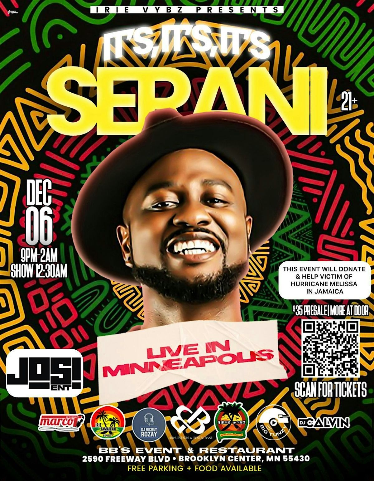 SERANI LIVE IN MINNEAPOLIS MN