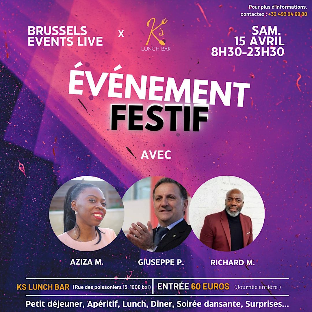 Brussels Events Live Rue des Poissonniers 13, Bruxelles, BU April