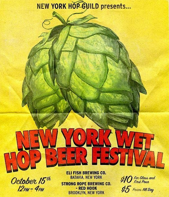 New York Wet Hop Beer Festival at Eli Fish Brewing Co. Jackson Square