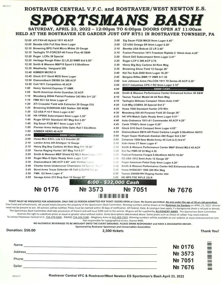 Sportsmans Bash Rostraver Ice Garden West Newton PA April 23 2022 sportsmans-bash-rostraver-ice-garden-west-newton-pa-april-23-2022