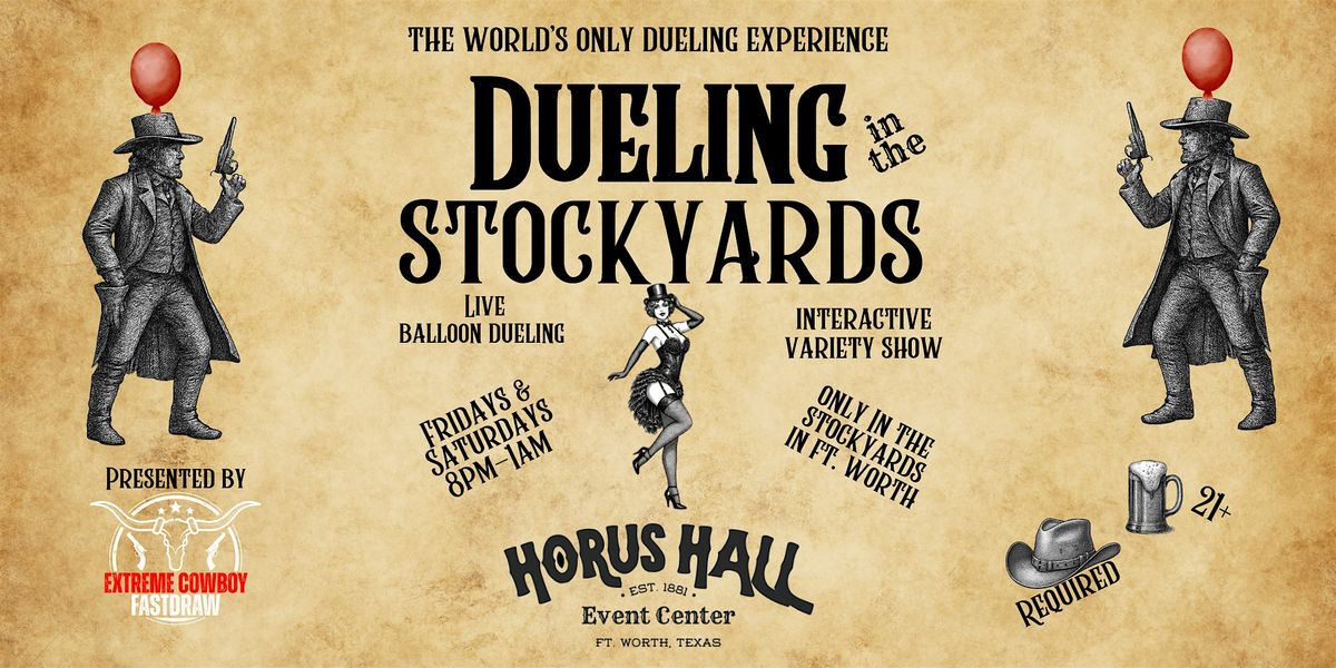 Cowboy Dueling in the Stockyards