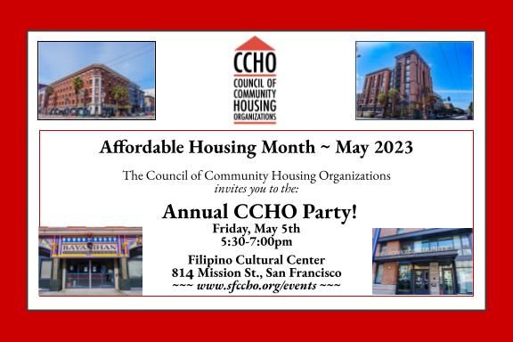 Ccho Annual CCHO Party! at 814 Mission St, San Francisco, CA 94103-3007 ...