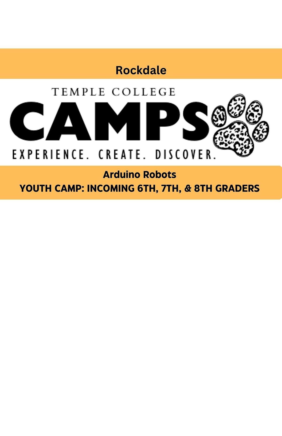 Future Engineers: Arduino Robots Camp: Rockdale | Rockdale High School ...