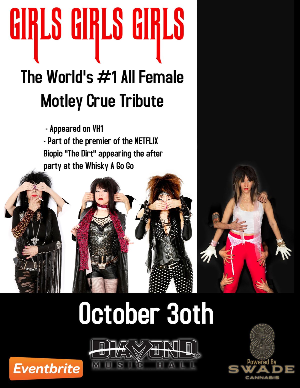 Girls Girls Girls Motley Crue Tribute Diamond Music Hall Saint Peters Mo October 31 21